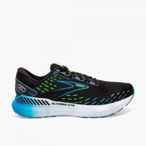 Black Brooks Mens Glycerin GTS 20 Running Shoes | LNV-509842