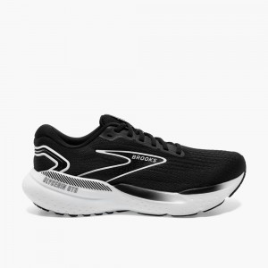 Black Brooks Mens Glycerin GTS 21 Sports Shoes | LWR-215948