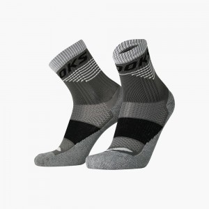 Black Brooks Mens High Point Crew Socks | HLC-052168