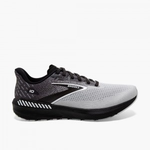 Black Brooks Mens Launch GTS 10 Running Shoes | TGZ-524970