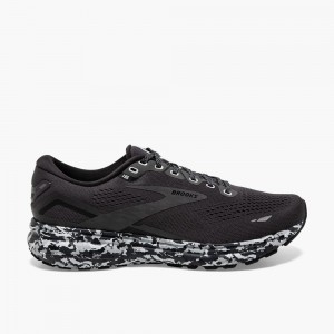 Black Brooks Womens Ghost 15 Sports Shoes | EXK-092465