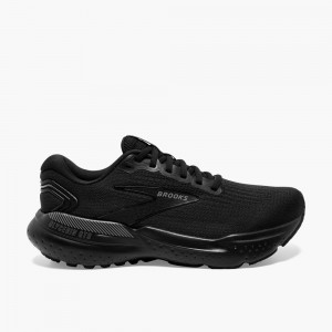 Black Brooks Womens Glycerin GTS 21 Sports Shoes | EPK-218794