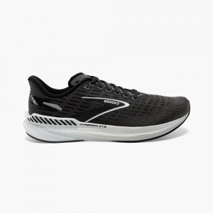 Black Brooks Womens Hyperion GTS Sports Shoes | BYF-708123