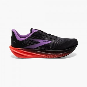 Black Brooks Womens Hyperion Max Running Shoes | IYA-610345