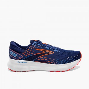 Blue Brooks Mens Glycerin 20 Running Shoes | CEO-806341