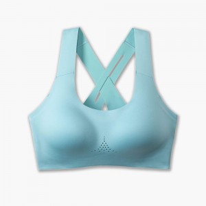 Blue Brooks Womens Crossback 2.0 Sports Bra | JOL-826791