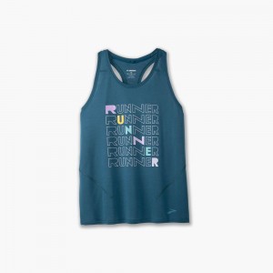 Blue Brooks Womens Distance 3.0 Tank Top | YAB-893140