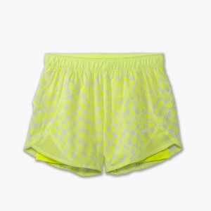 Green Brooks Womens Chaser 5" 2-in-1 Shorts | SOM-638102