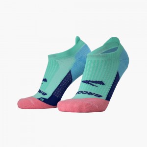 Green Brooks Womens Ghost No Show Socks | QKW-395826