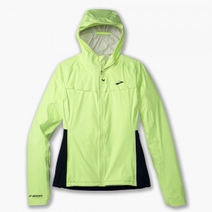 Green Brooks Womens High Point Waterproof Jacket | WAF-098315