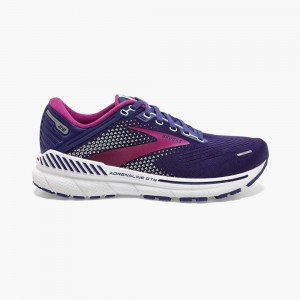 Navy Brooks Womens Adrenaline GTS 22 Sports Shoes | KAG-584123