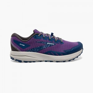 Purple Brooks Womens Divide 4 Running Shoes | GRT-319742