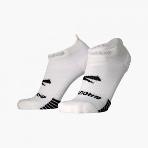 White Brooks Mens Ghost Lite No Show 2-Pack Socks | CDE-702591