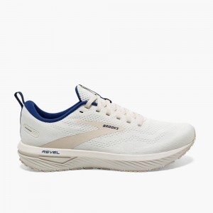 White Brooks Mens Revel 6 Running Shoes | LCN-345791