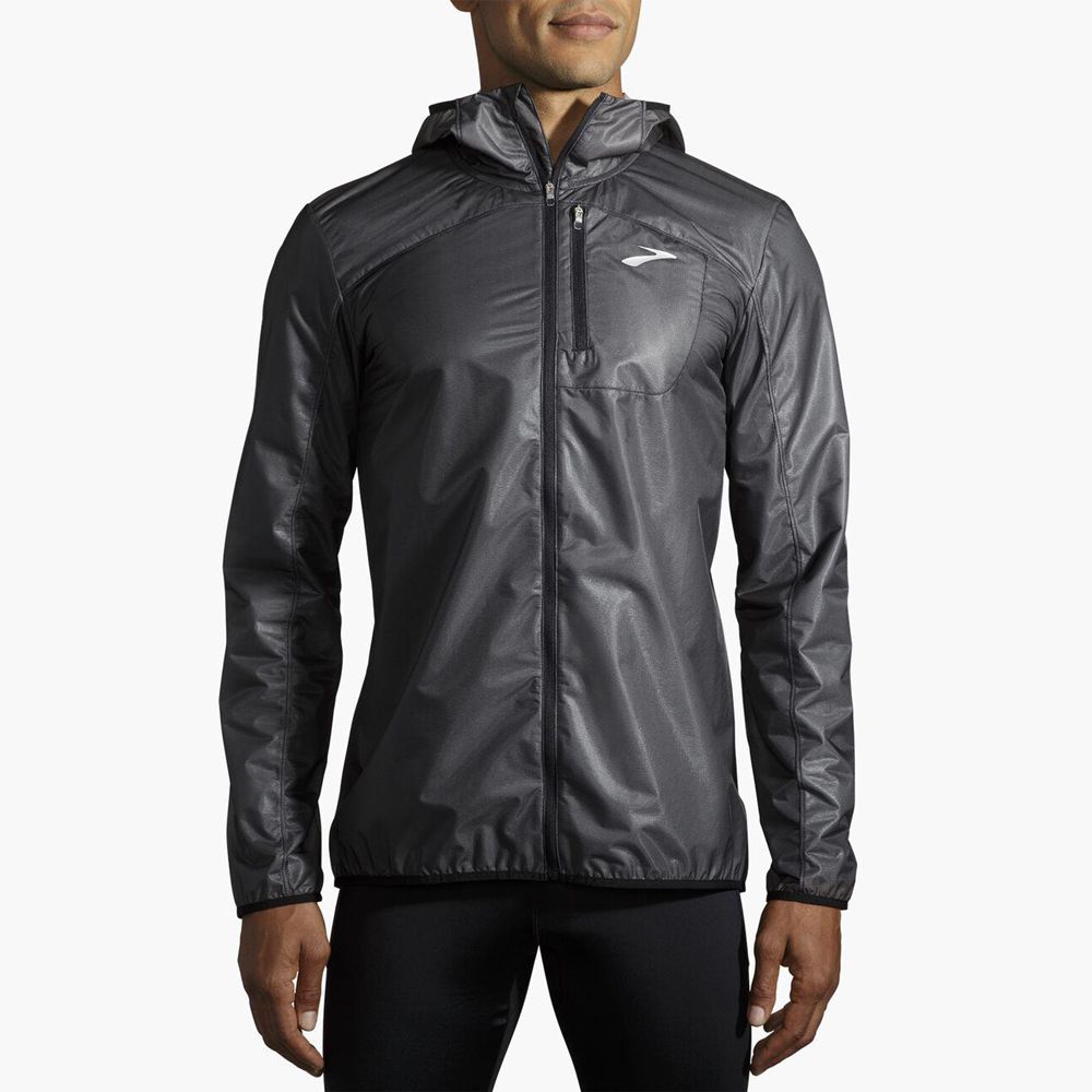 Black Brooks Mens All Altitude Jacket | GYJ-295603