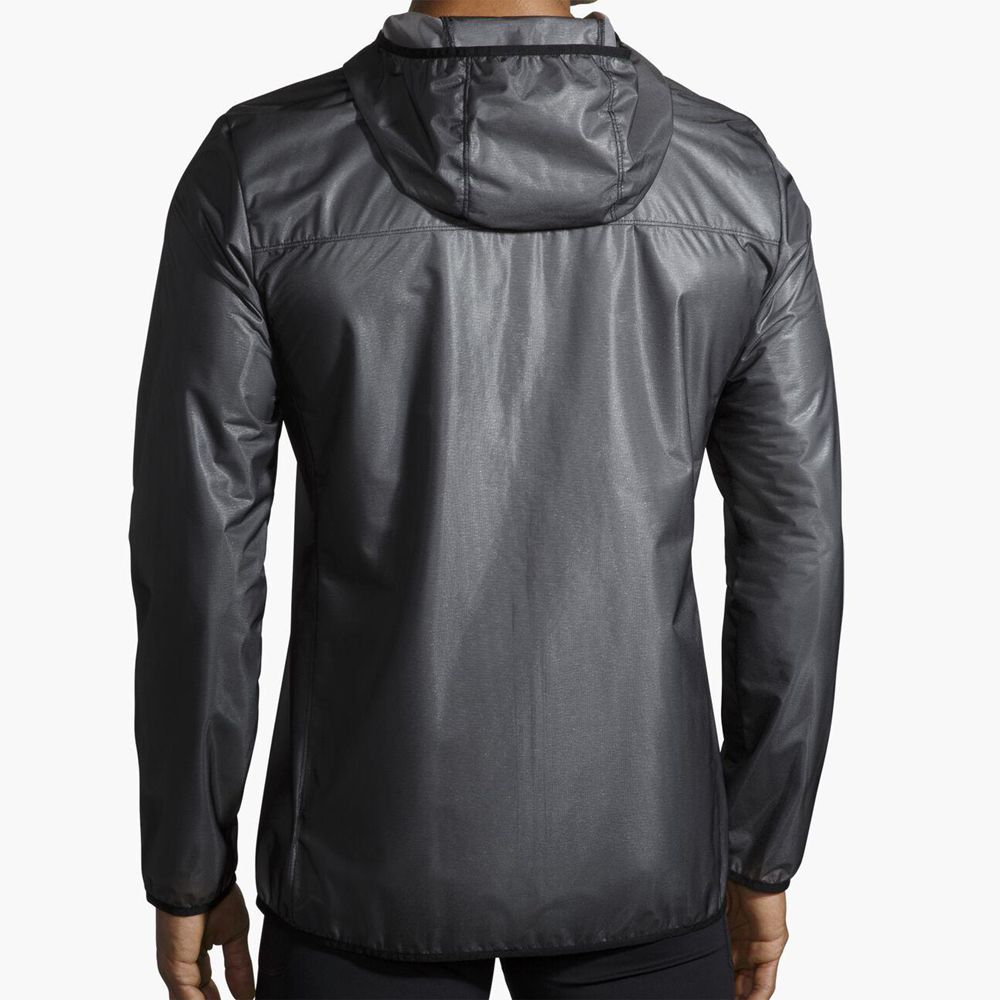 Black Brooks Mens All Altitude Jacket | GYJ-295603