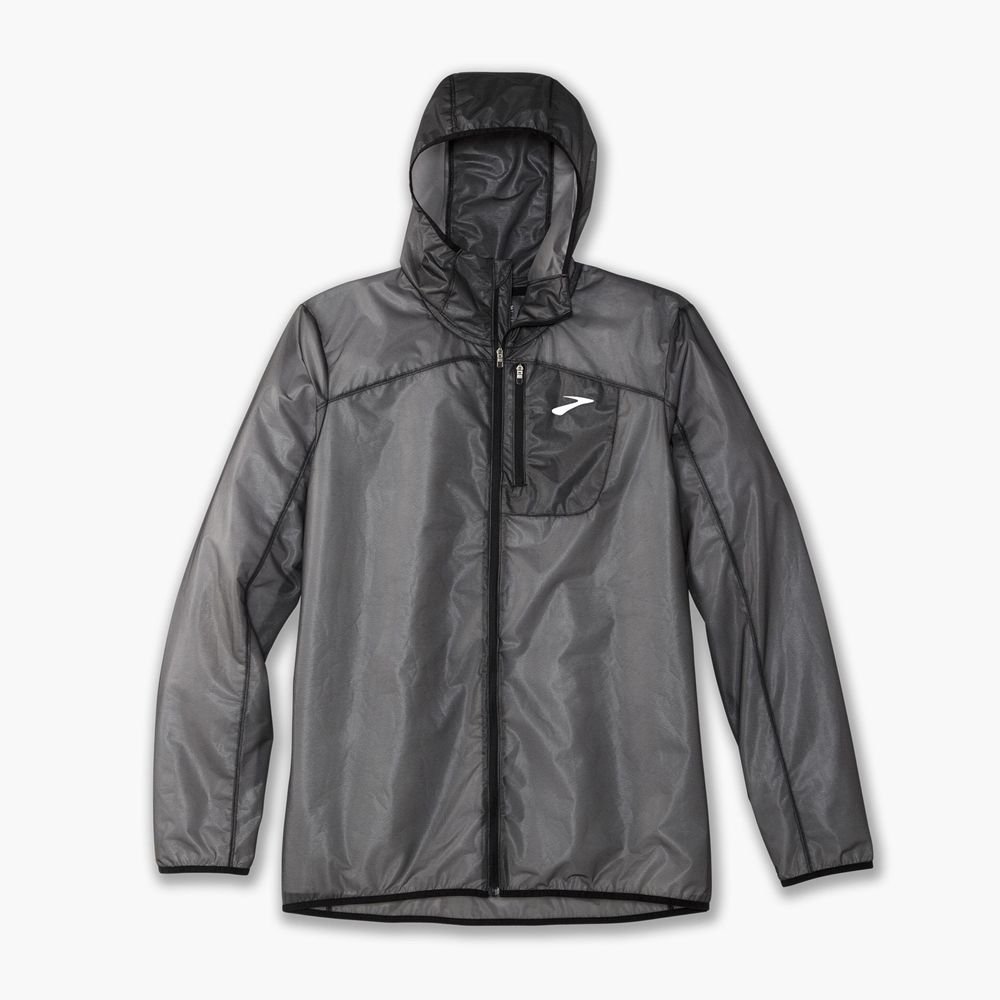 Black Brooks Mens All Altitude Jacket | GYJ-295603