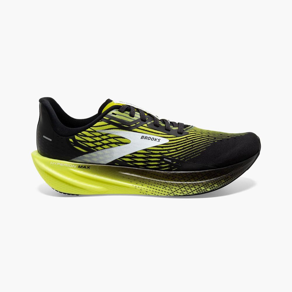 Black Brooks Mens Hyperion Max Running Shoes | TPK-218409