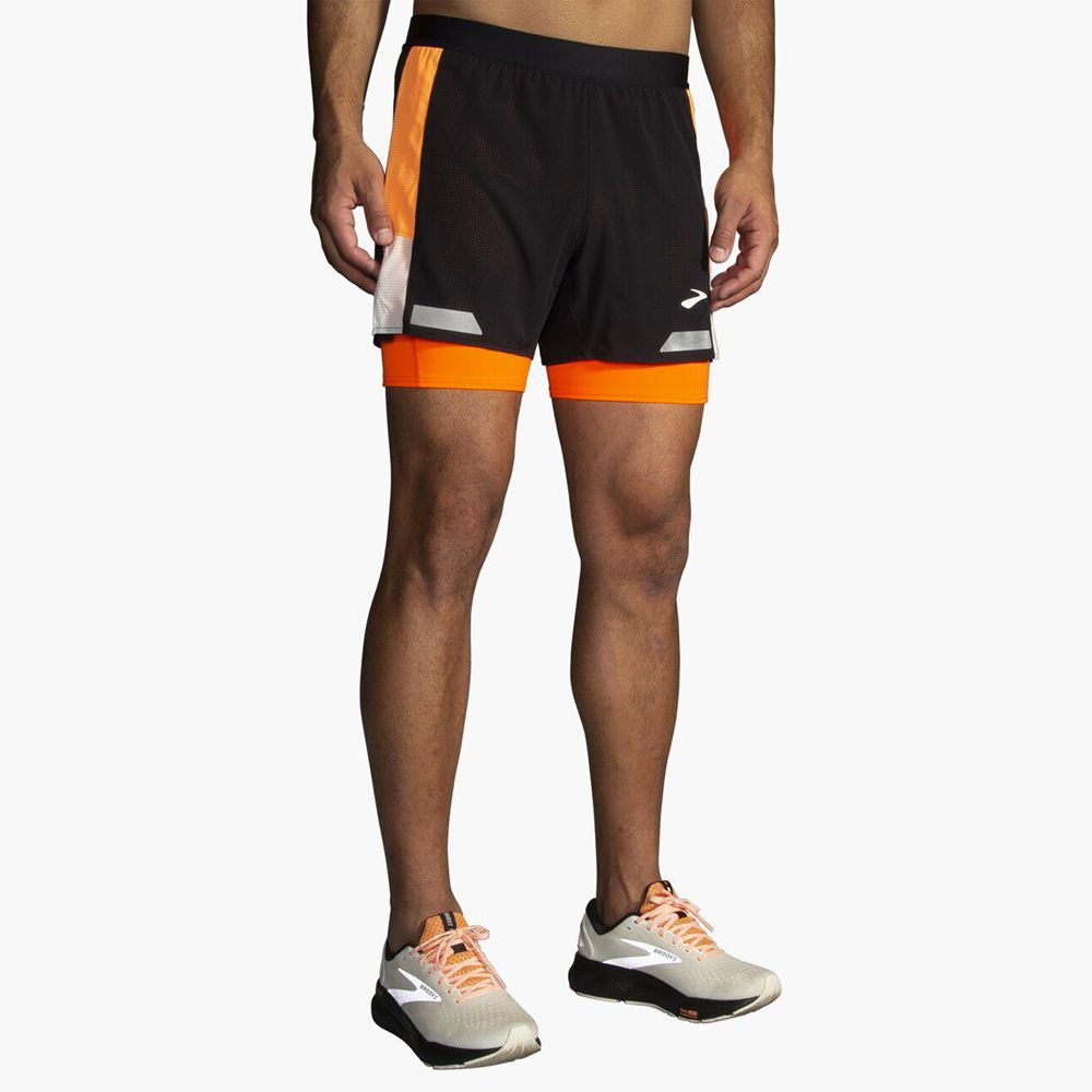 Black Brooks Mens Run Visible 5