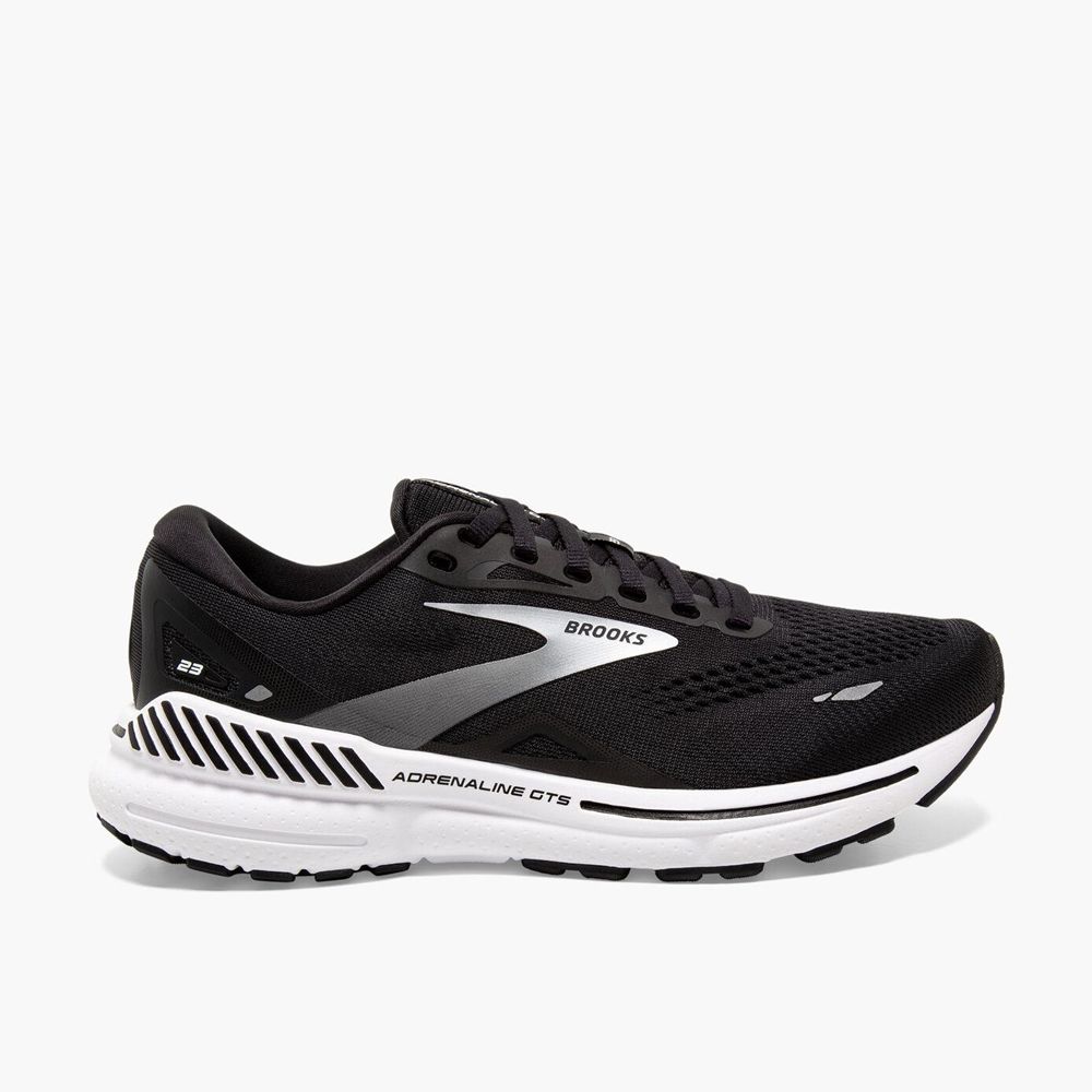 Black Brooks Womens Adrenaline GTS 23 Running Shoes | GRI-925604