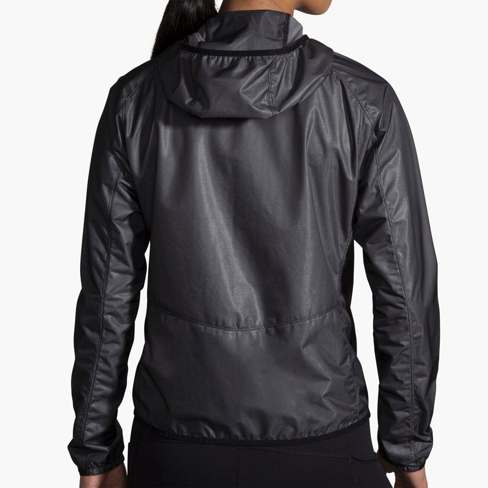 Black Brooks Womens All Altitude Jacket | NLO-054312