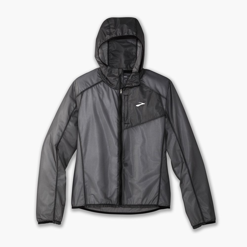 Black Brooks Womens All Altitude Jacket | NLO-054312