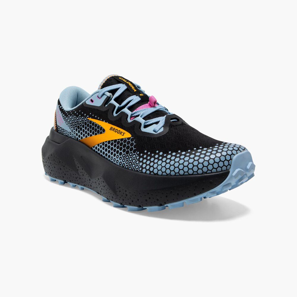 Black Brooks Womens Caldera 6 Trail Running Shoes | FNH-162837