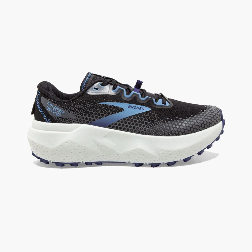 Black Brooks Womens Caldera 6 Trail Running Shoes | UNS-125930