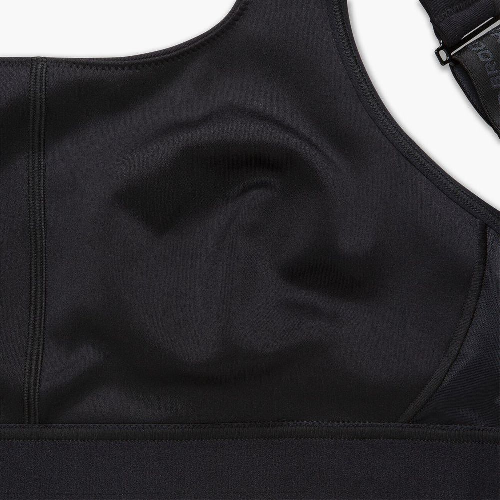 Black Brooks Womens Convertible 2.0 Sports Bra | BAK-596120