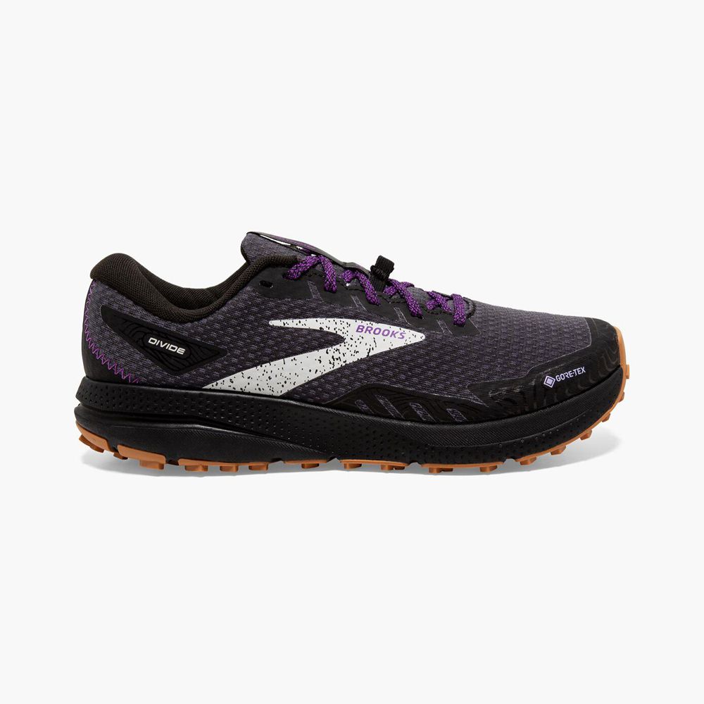 Black Brooks Womens Divide 4 GTX Running Shoes | NCI-975401