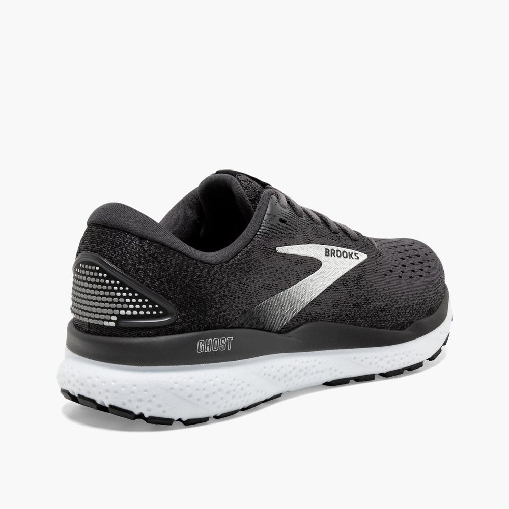 Black Brooks Womens Ghost 16 Sports Shoes | ICE-846317