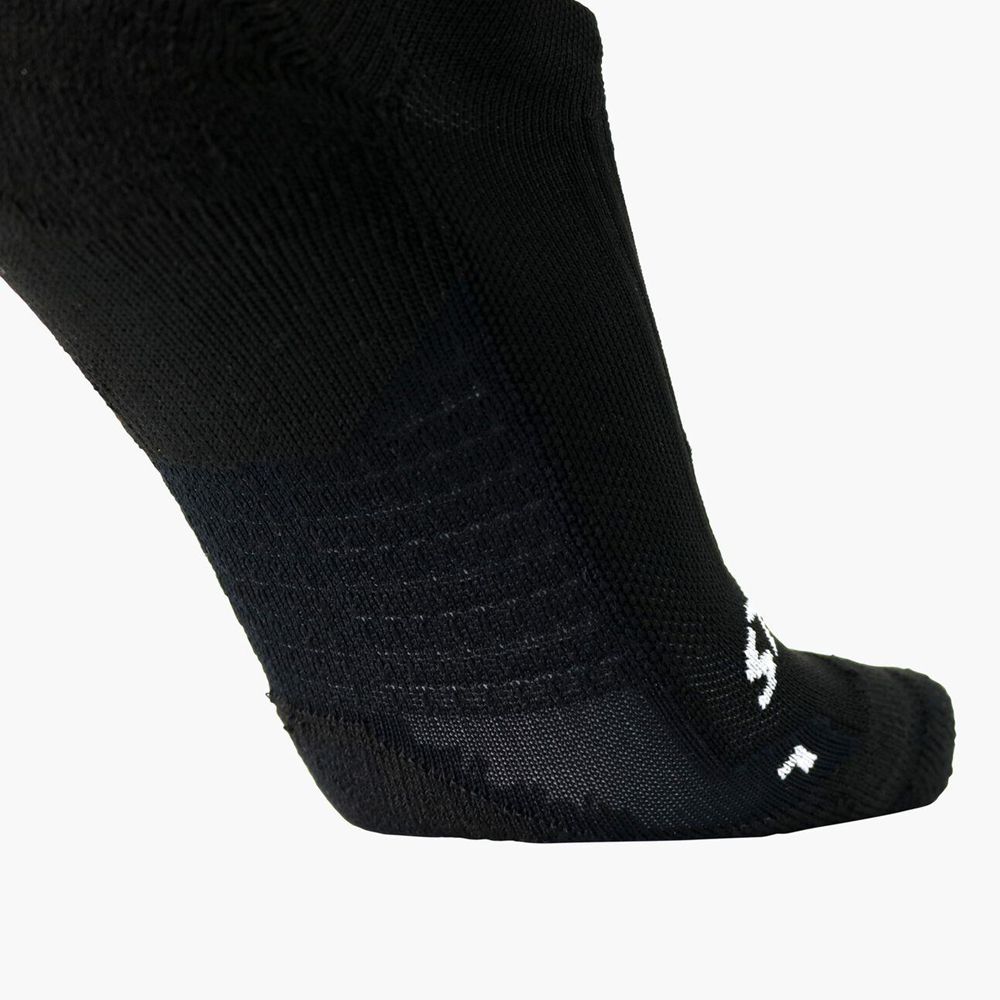 Black Brooks Womens Ghost Quarter Socks | HLT-240619