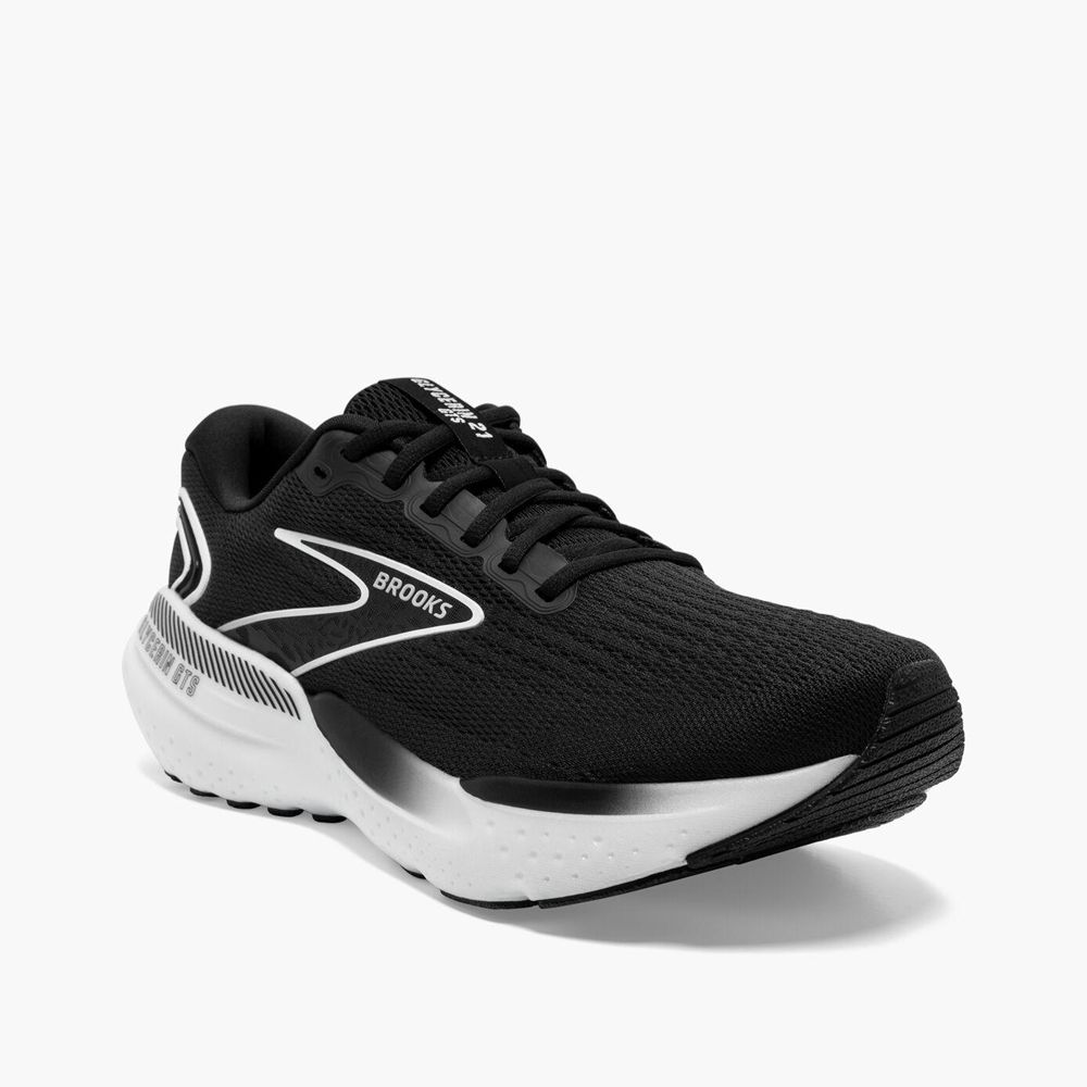 Black Brooks Womens Glycerin GTS 21 Sports Shoes | ODY-435928