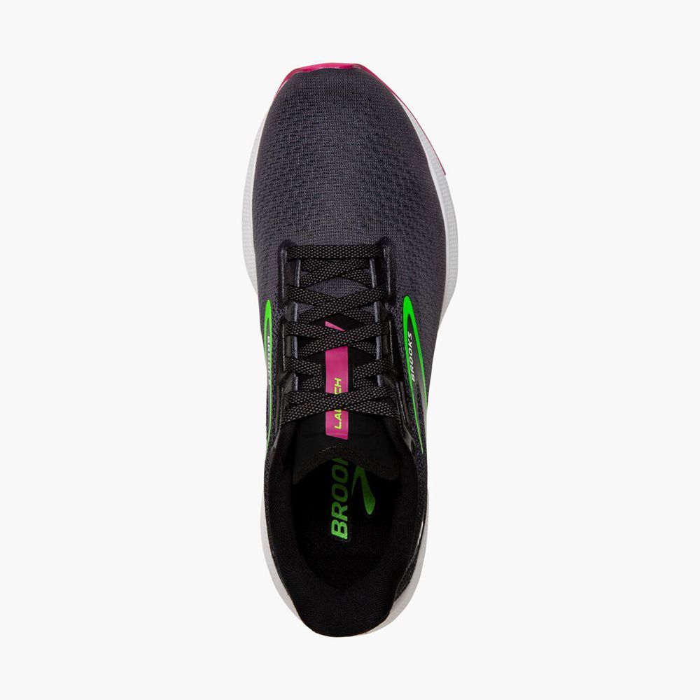 Black Brooks Womens Launch 10 Running Shoes | SZX-814950