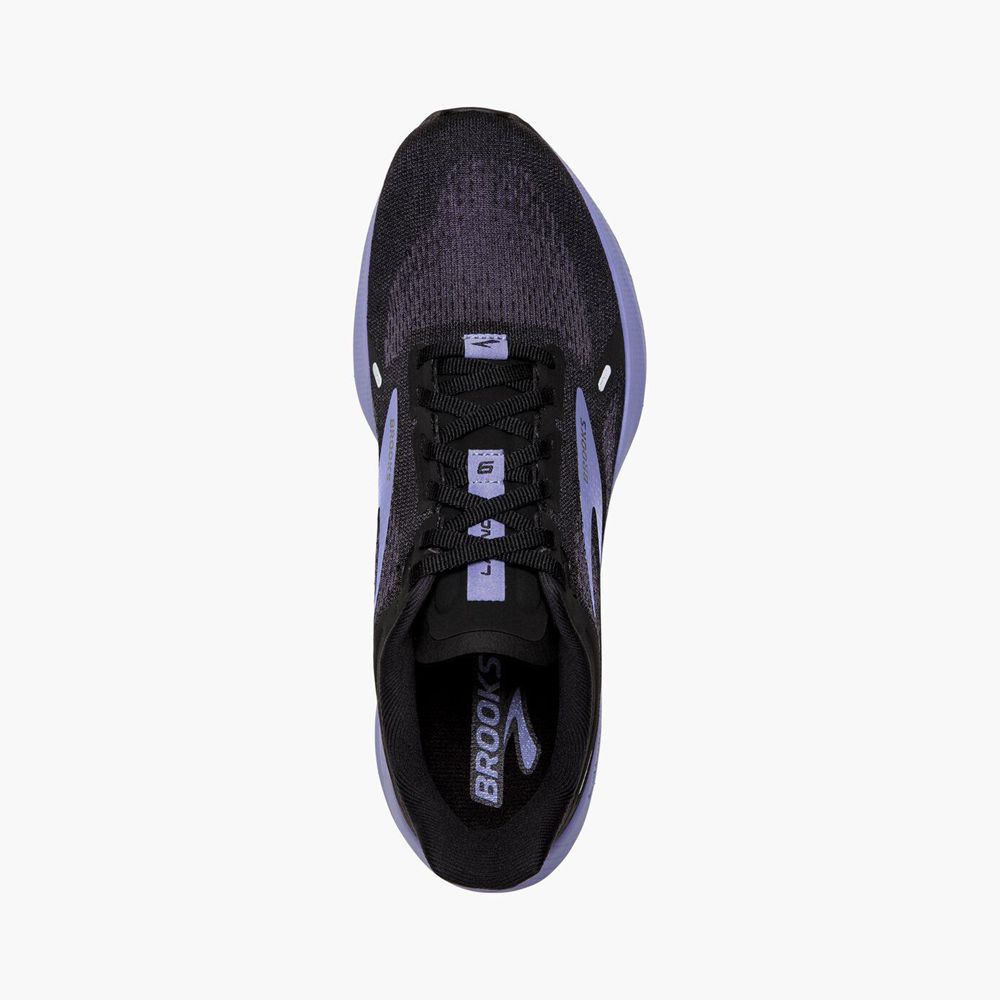 Black Brooks Womens Launch 9 Sports Shoes | EQV-964217