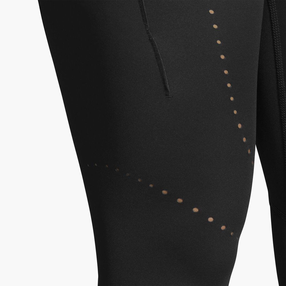 Black Brooks Womens Method 7/8 Tight Pants | ILK-026394