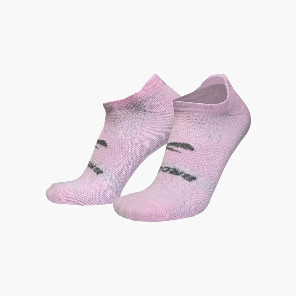 Black Brooks Womens Run-In No Show 3-Pack Socks | IYB-431257