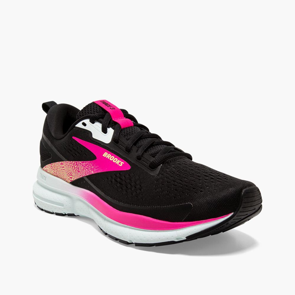 Black Brooks Womens Trace 3 Running Shoes | DKW-798024