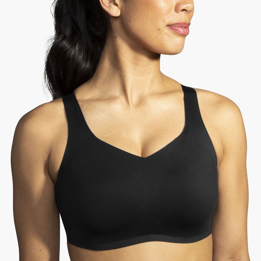 Black Brooks Womens Underwire Sports Bra | BVT-618203