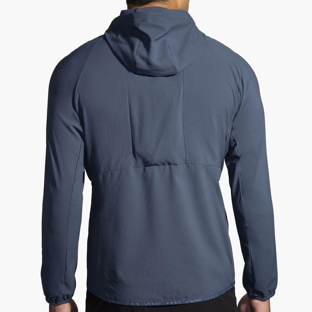 Blue Brooks Mens Canopy Jacket | YEI-073894