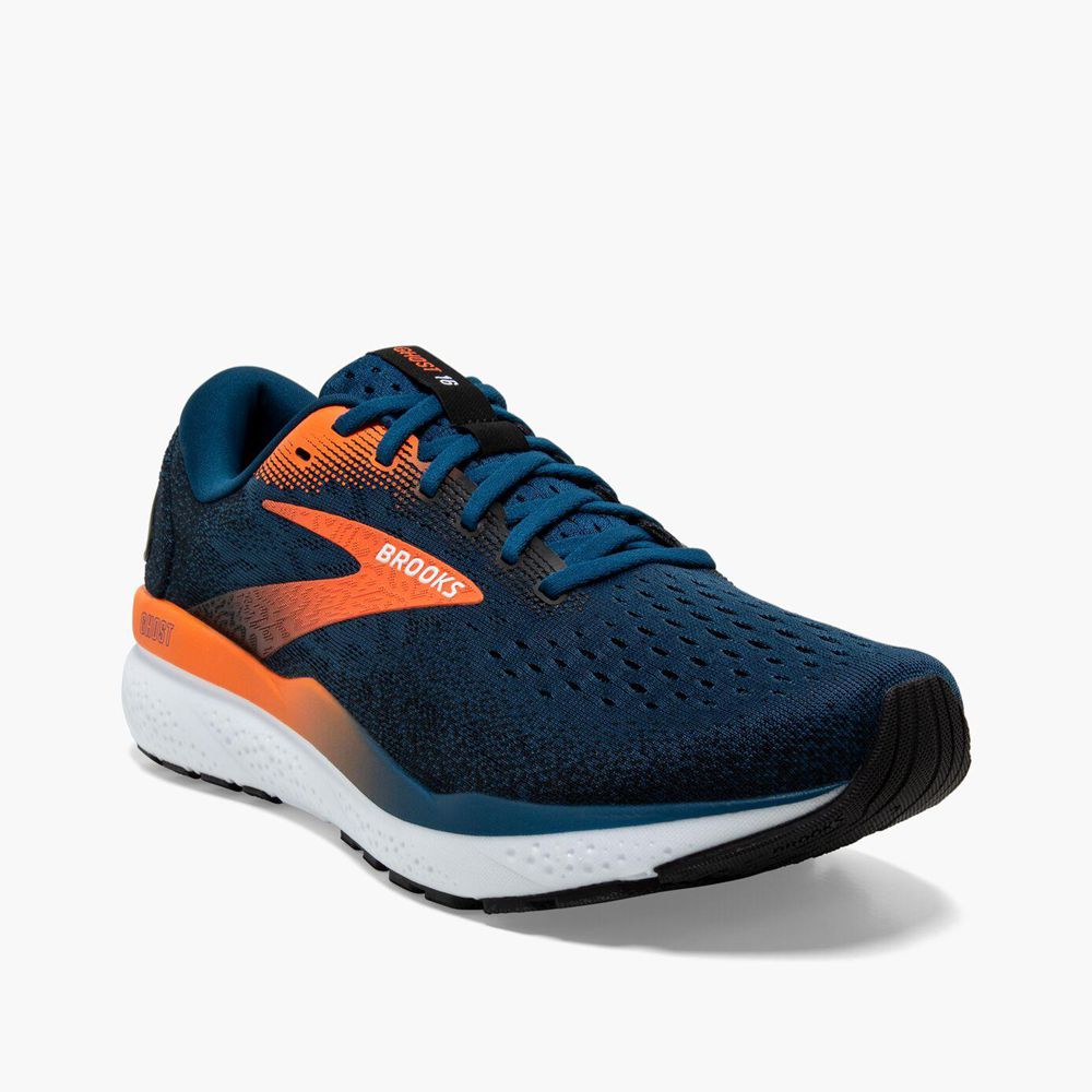 Blue Brooks Mens Ghost 16 Sports Shoes | LEG-835462