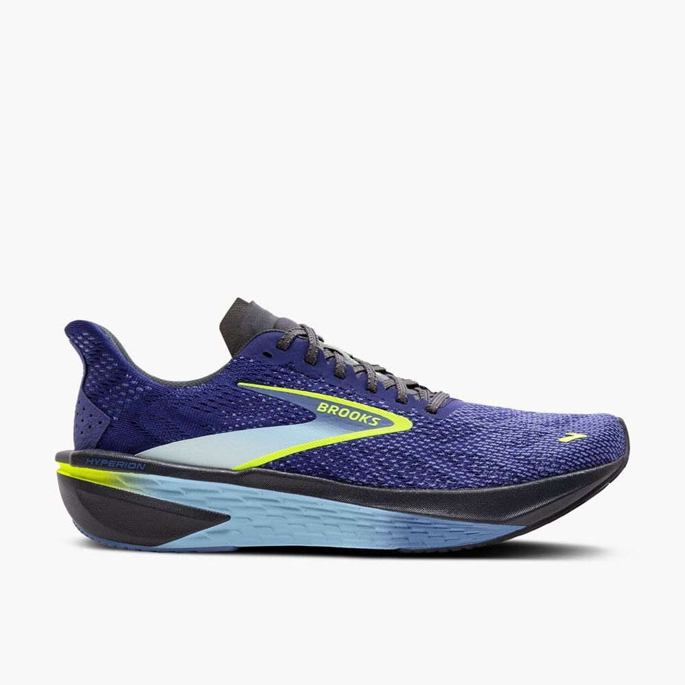 Blue Brooks Mens Hyperion 2 Sports Shoes | RUK-521304