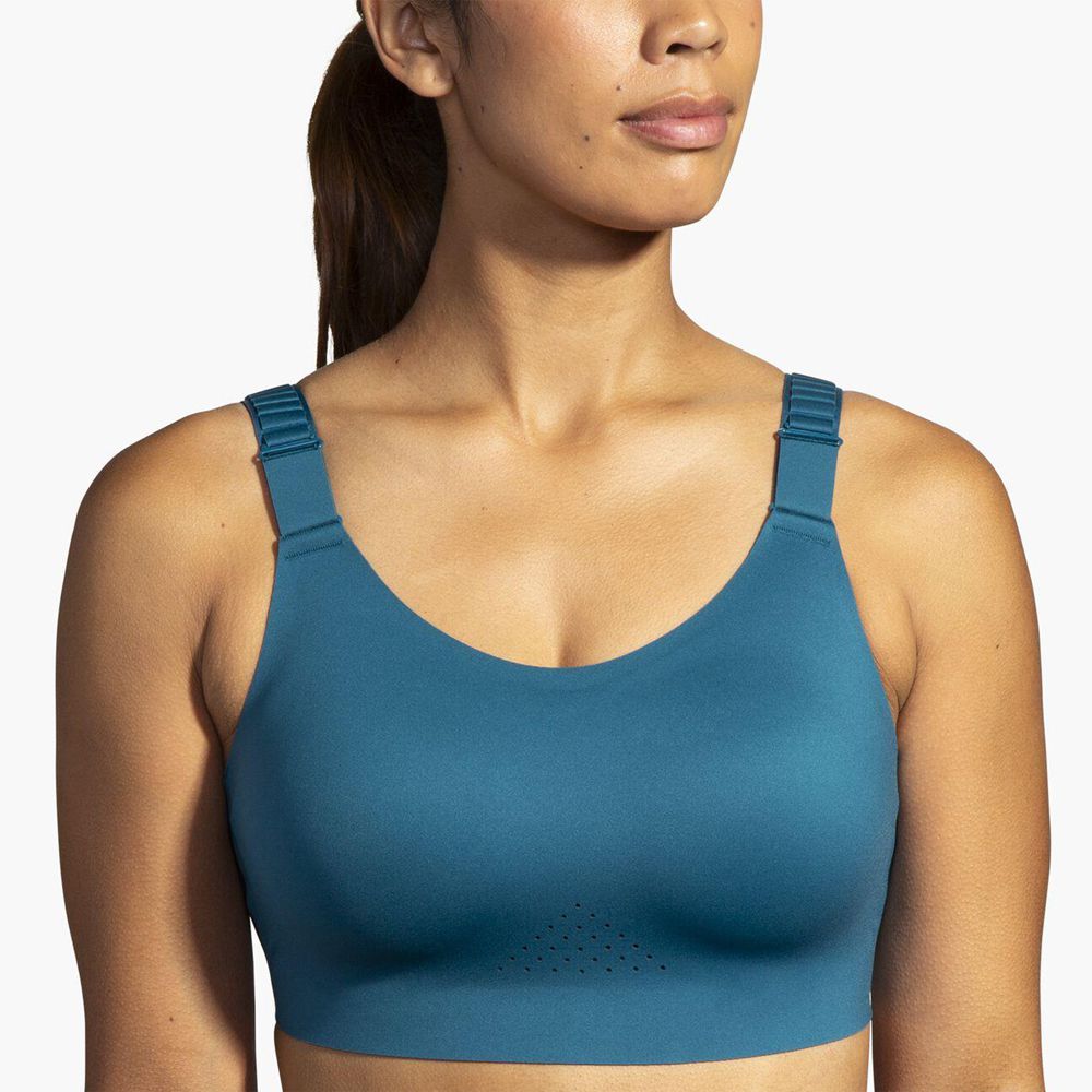 Blue Brooks Womens Scoopback 2.0 Sports Bra | SYH-314876