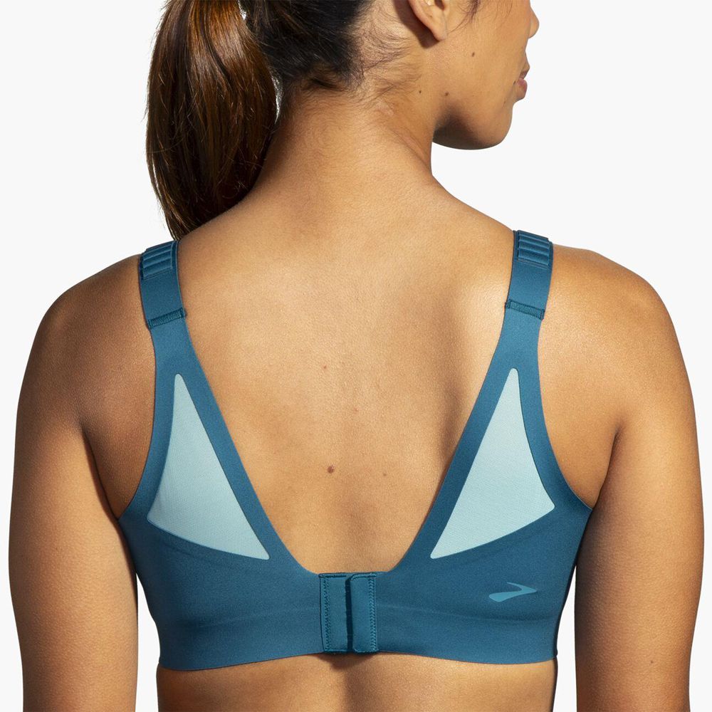 Blue Brooks Womens Scoopback 2.0 Sports Bra | SYH-314876