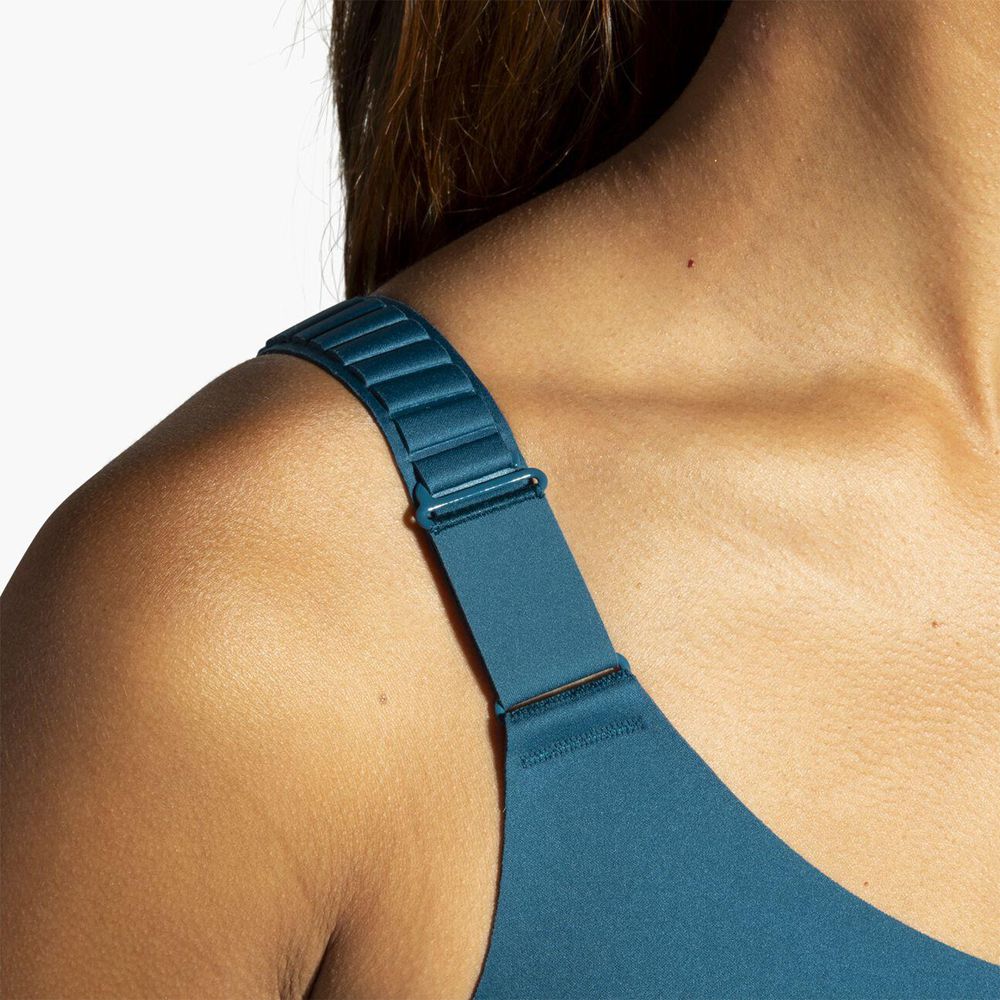 Blue Brooks Womens Scoopback 2.0 Sports Bra | SYH-314876