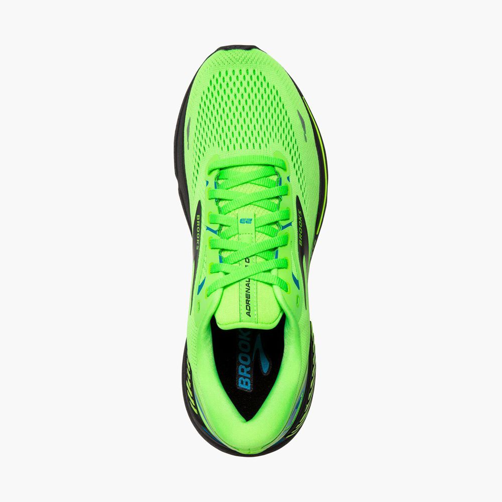 Green Brooks Mens Adrenaline GTS 23 Running Shoes | XJO-416702