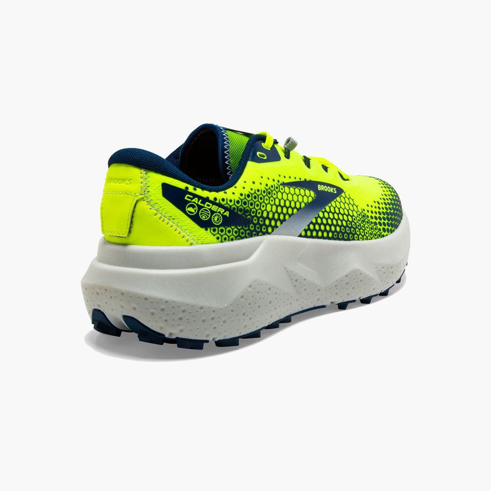 Green Brooks Mens Caldera 6 Trail Running Shoes | NLO-658794