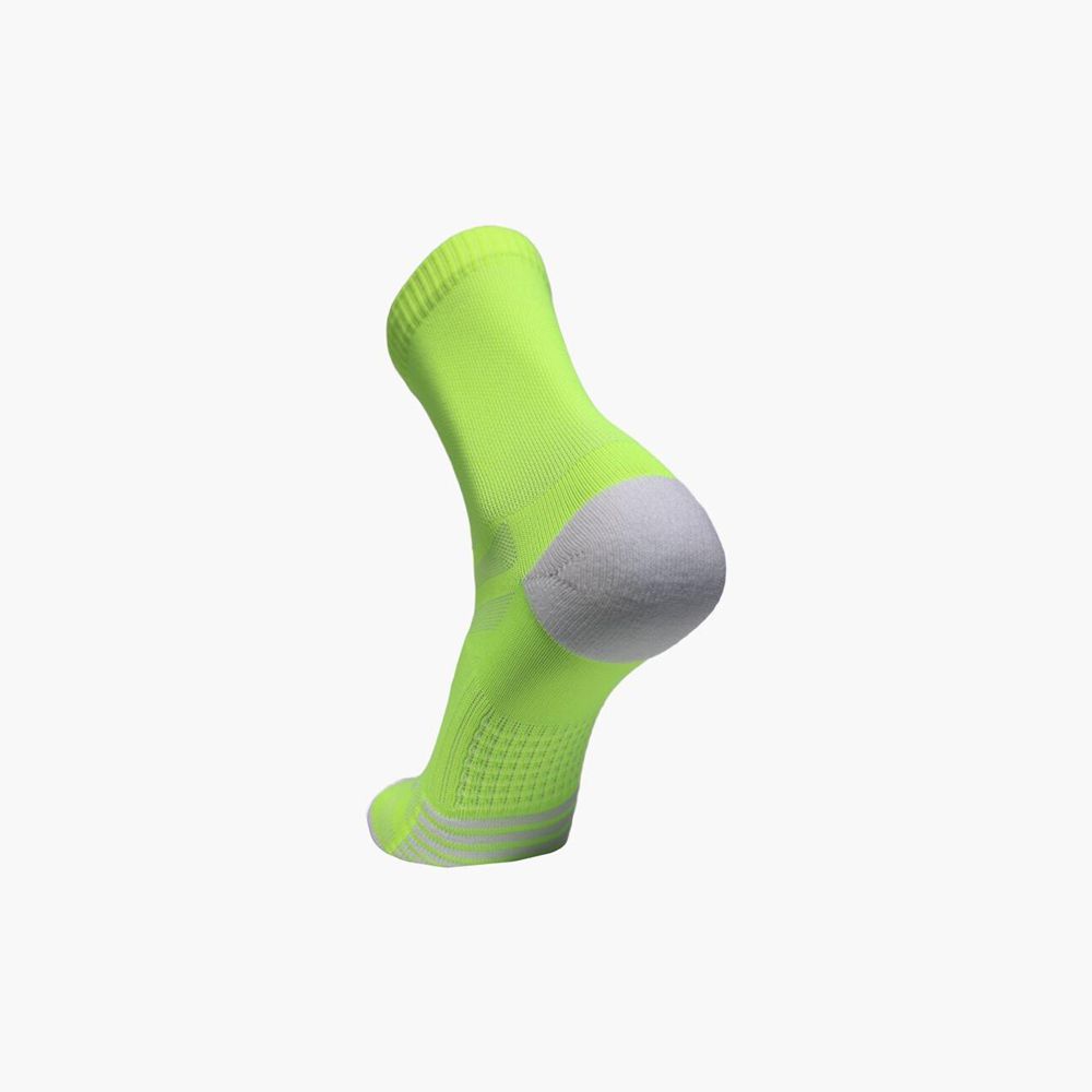 Green Brooks Womens Ghost Lite Crew 2-Pack Socks | BPG-182056