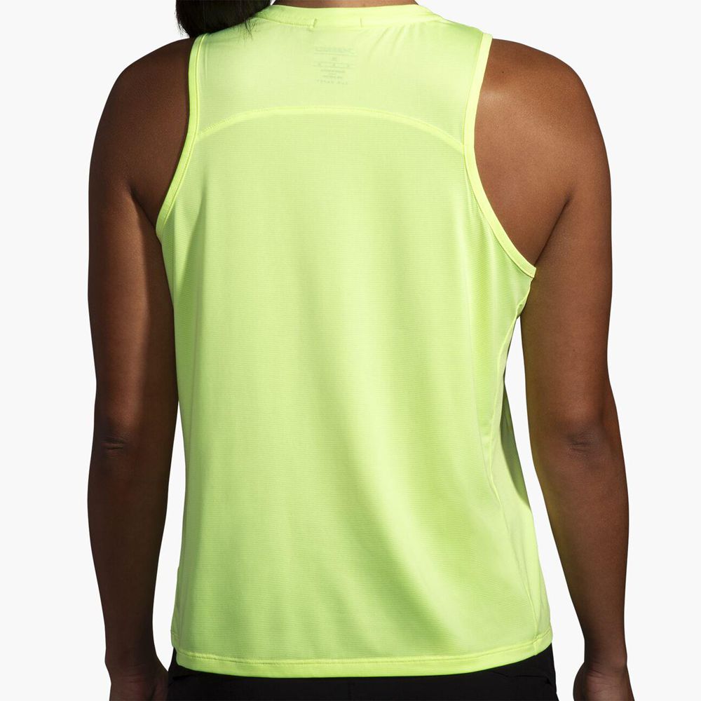 Green Brooks Womens Sprint Free 2.0 Tank Top | SVP-950268