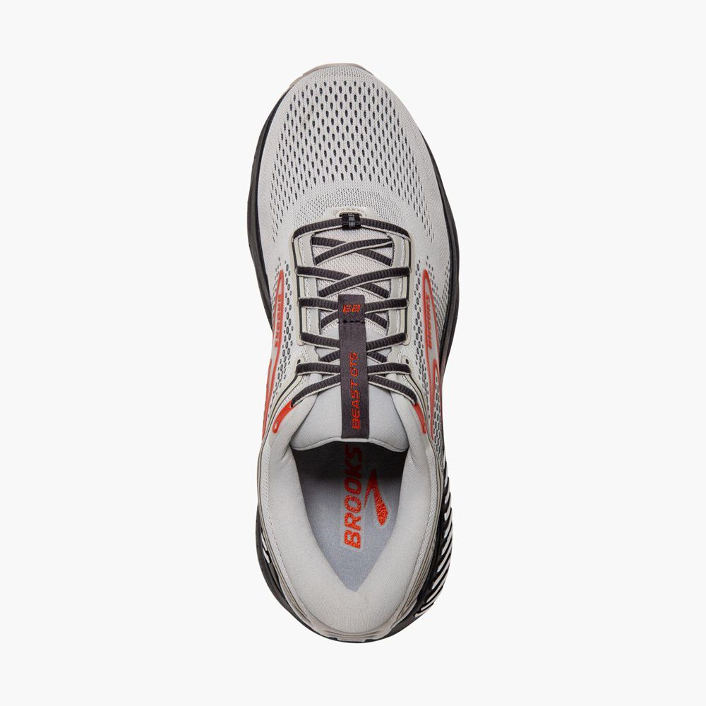 Grey Brooks Mens Beast GTS 23 Running Shoes | LUN-150249